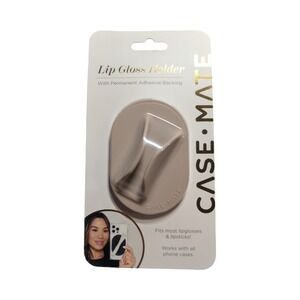 D1-N Case-Mate Magnetic Lip Gloss Holder Works W/Magsafe - Tan